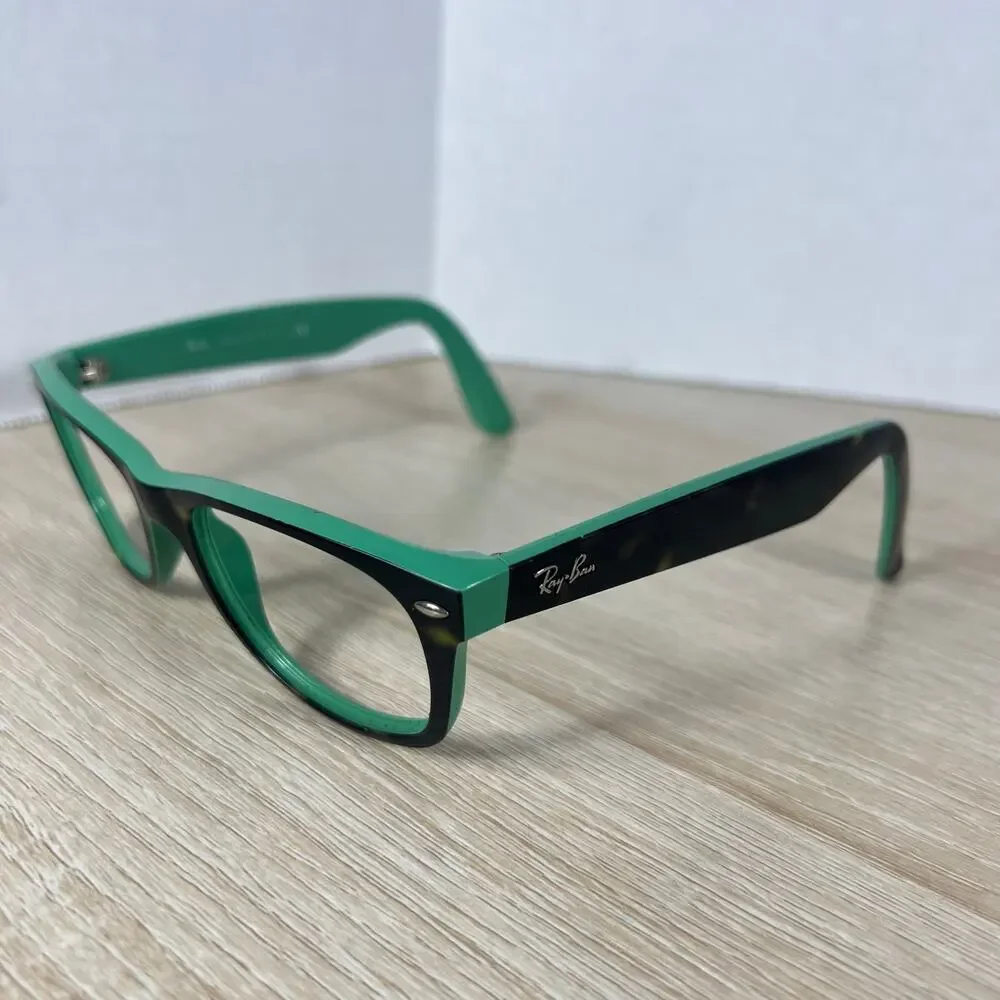Ray-Ban RB2132 New Wayfarer 6013 Sunglasses Tortoise Green Frames Only 52-18